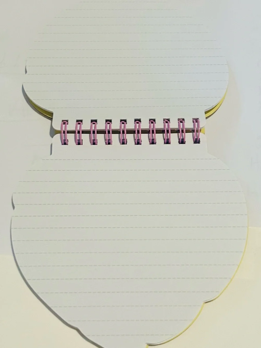 New 2 Colorful Love Notepad Bloc-Notes 50 Lined pages 16 Lines 100 Pages Total